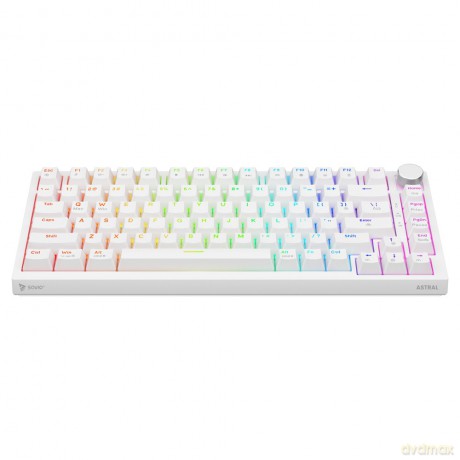 Klawiatura magnetyczna ASTRAL White OUTEMU White jade RGB