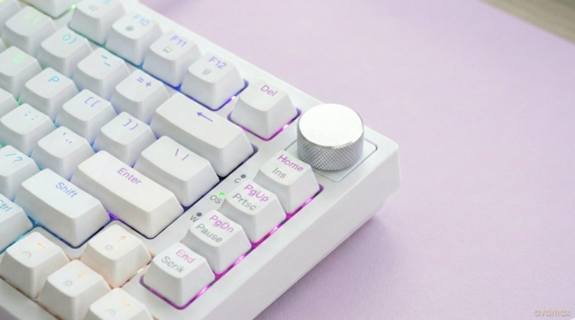 Klawiatura magnetyczna ASTRAL White OUTEMU White jade RGB
