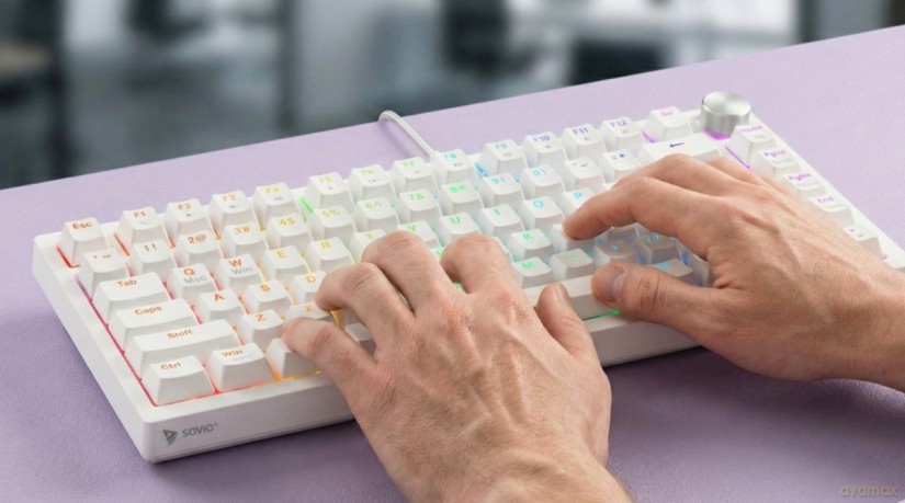 Klawiatura magnetyczna ASTRAL White OUTEMU White jade RGB