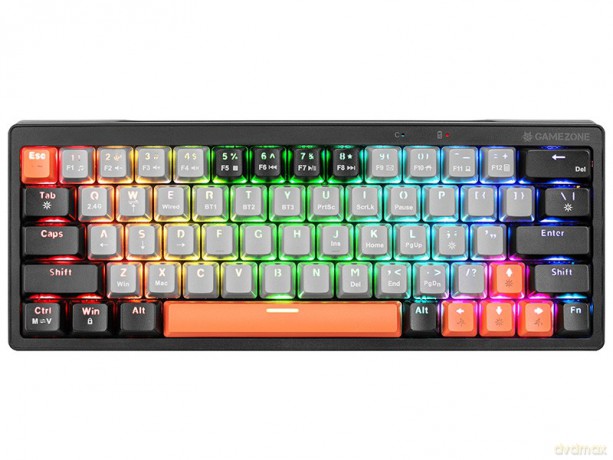 Klawiatura mechaniczna Gamezone EVO1 HOT SWAP 63 Szary
