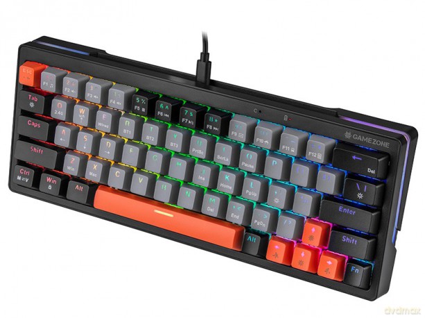 Klawiatura mechaniczna Gamezone EVO1 HOT SWAP 63 Szary