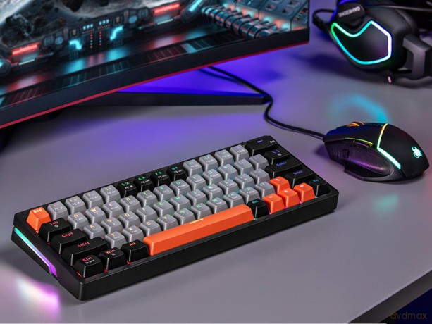 Klawiatura mechaniczna Gamezone EVO1 HOT SWAP 63 Szary