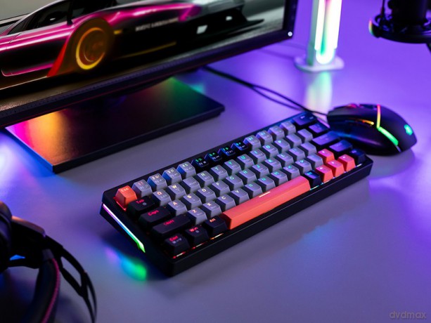 Klawiatura mechaniczna Gamezone EVO1 HOT SWAP 63 Szary