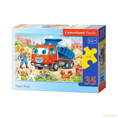 Castor 35 Element. Ciężarówka Wywrotka [PUZZLE]