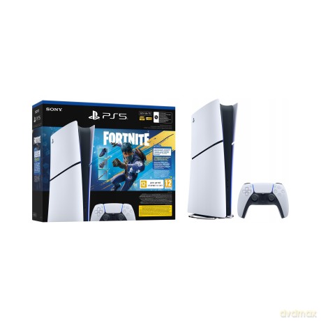 Konsola Playstation 5 Digital Slim Chassis E + Fortnite pakiet Rozkwitający Chaos