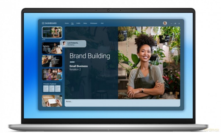 Laptop Dell 16 DC16251 W11P C5 120U/16GB/512GB/16.0 FHD+/Int/FgrPr/WLAN + BT/Backlit Kb/4 Cell/3YPS Platinum Silver