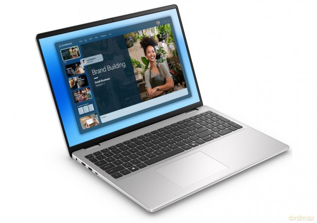 Laptop Dell 16 DC16251 W11P C7-150U|16GB|1TB|Intel Graphics|FgrPr.|WLAN + BT|16.0 16.10 2K Touch|BcklKb|4C|65W|3YPS Platinum Silver