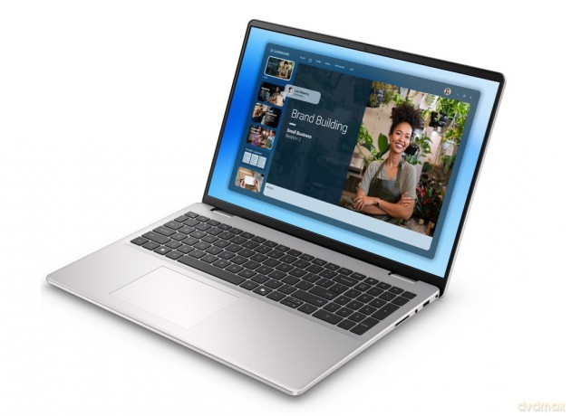 Laptop Dell 16 DC16251 W11P C7-150U|16GB|512GB|Intel Graphics|FgrPr|WLAN + BT|16.0 2.5K|BcklKb|4C|65W|3YPS Platinum Silver