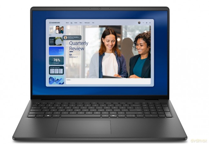 Laptop Dell 16 DC16255 W11P Ryzen 7 250|16GB|1TB|AMD Radeon|FgrPr|WLAN+BT|16.0 FHD+|Backlit Kb|3C|65W|3YPS Carbon Black (Plastic)