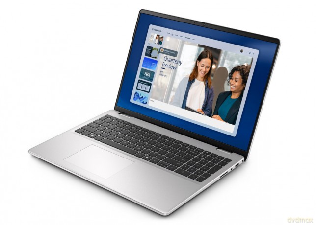 Laptop Dell 16 DC16256 W11P R7-350|32GB|1TB|AMD Radeon|FgrPr|WLAN+BT|16.0 FHD+|Backlit Kb|4C|65W|3YPS Platinum Silver (Metal)