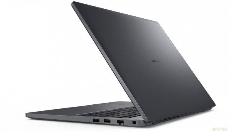 Laptop Dell Pro 16 PC16250 W11P C7 150U/16GB/512GB CL25/FgrPr/FHD IR Cam&Mic/WLAN+BT/16.0 FHD+/BcklKb/3C/3YPS Magnetite color, textured finish