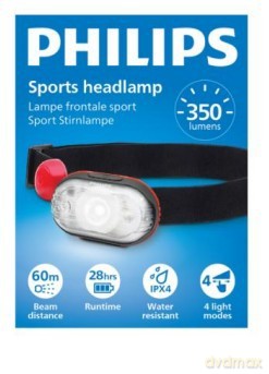 Latarka czołowa LED 350lm 3x AAA