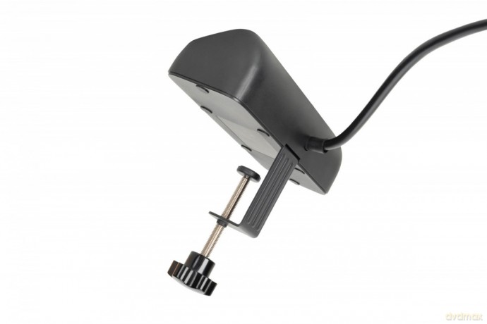 Listwa zasilająca biurkowa, 3 gniazda Schuko, 2x USB-A (2x 12W), 1x USB-C (30W) z zaciskiem na blat, kabel 1,5m, czarna