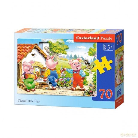 Castor 70 Element. Trzy Małe Świnki [PUZZLE]