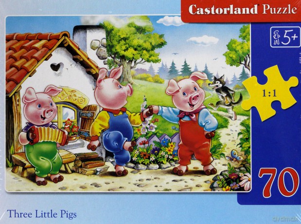 Castor 70 Element. Trzy Małe Świnki [PUZZLE]