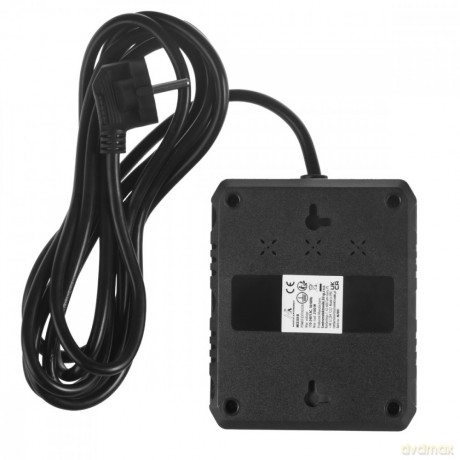 Listwa zasilająca MCE388 B 2 gniazda, 3xUSB, 110-240V AC 50/60Hz, 2.1A max 2500W, 3m czarna