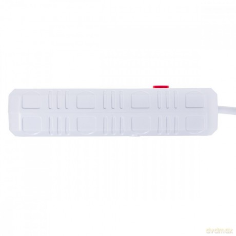 Listwa zasilająca MCE392 W 4 gniazda 3xUSB, 110-240V AC 50/60Hz, 2.1A max 2500W 1,5m biała