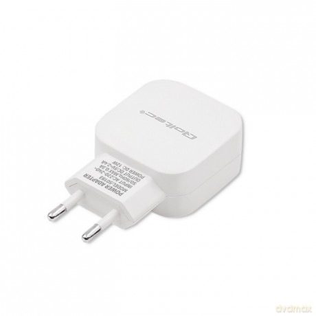 Ładowarka sieciowa 12W | 5V | 2.4A | USB | Biała