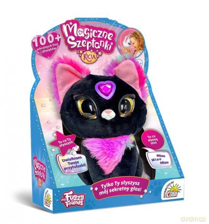 Maskotka interaktywna Magic Whispers - Magiczne szeptanki Kicia czarna