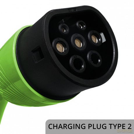 Mobilna ładowarka do samochodu elektrycznego EV z regulacją 2w1 Typ2 | 3.5kW | 230V | Wi-Fi | TUYA | SMART LIFE | LCD | 5m