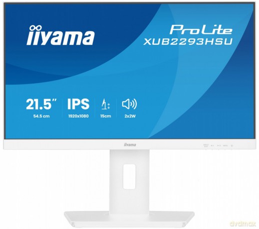 Monitor 22 cale XUB2293HSU-W7 IPS, 100Hz, Pivot, HAS(150mm), 300cd, BIAŁY