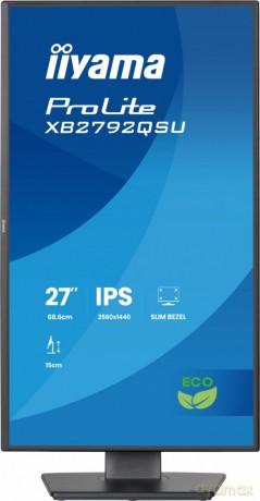Monitor 27 cali XB2792QSU-B1 IPS,QHD, HAS (150) PIVOT, 120Hz,HDMI,DP, 350cd,1500:1, cienkie ramki, 2xUSB 3.2, ErP B