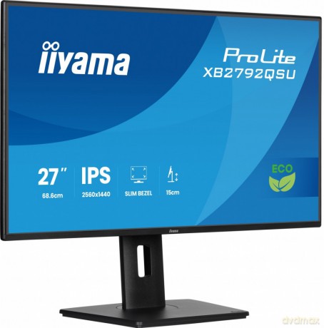Monitor 27 cali XB2792QSU-B1 IPS,QHD, HAS (150) PIVOT, 120Hz,HDMI,DP, 350cd,1500:1, cienkie ramki, 2xUSB 3.2, ErP B