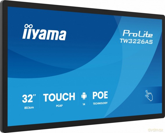 Monitor 32 cale TW3226AS-B3P POJ.10PKT.VA.24/7.FHD,500cd,HDMI,3xUSB, 1xUSB-c,RJ45,MIC, 2x5W,ANDROID 14,RK3567, 4/32GB, iiSign2