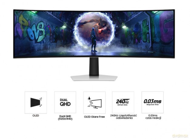 Monitor Gamingowy Odyssey 49 cali G93SD LS49DG934SUXEN