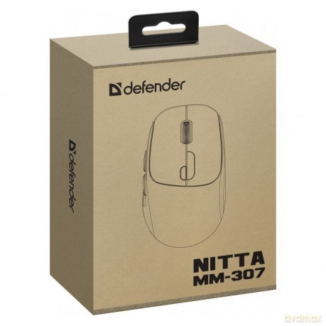 Mysz bezprzewodowa NITTA MM-307 RF+BT 1600DPI 6P biała