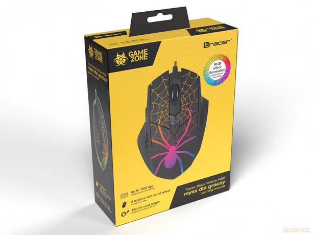 Mysz GAMEZONE Black Widow USB