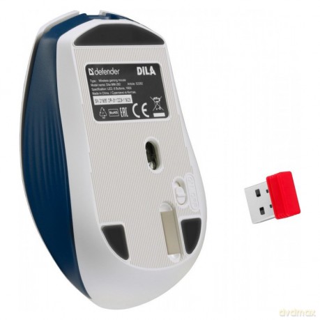 Mysz gamingowa bezprzewodowa DILA MM-282 RF 1800DPI 6P
