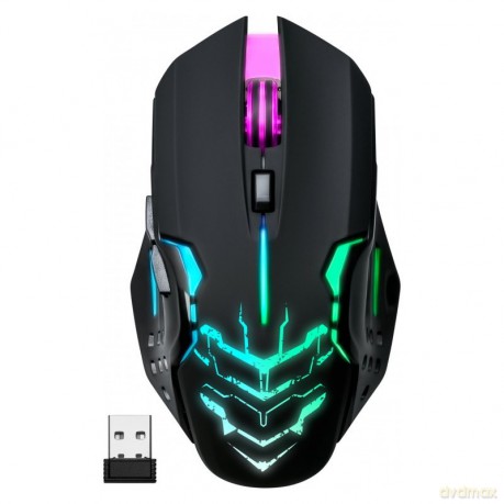 Mysz gamingowa bezprzewodowa KATANA RF 3200DPI 7P Czarna