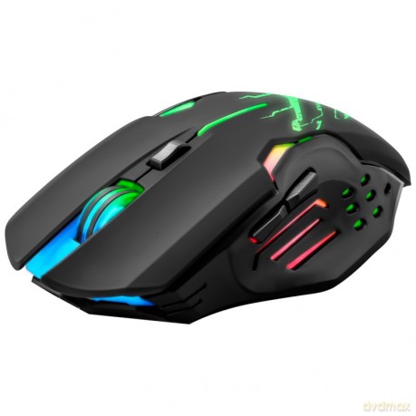 Mysz gamingowa bezprzewodowa KATANA RF 3200DPI 7P Czarna