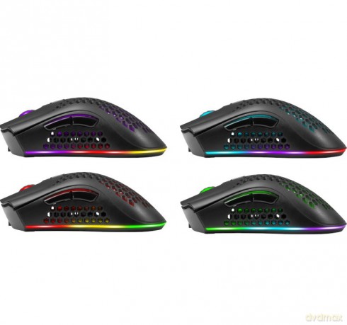 Mysz gamingowa bezprzewodowa Warlock GM-709L Optic RF RGB 2400 dpi 8P