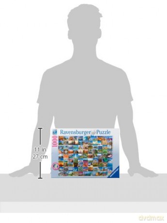 RAVENSBURGER 1000 el. 99 Pięknych Miejsc [PUZZLE]