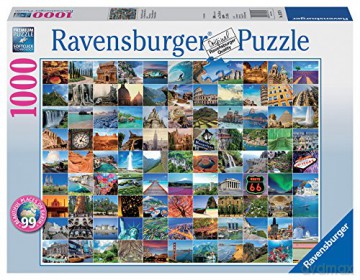 RAVENSBURGER 1000 el. 99 Pięknych Miejsc [PUZZLE]