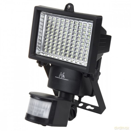 Naświetlacz solarny LED z czujnikiem IP44 MCE442