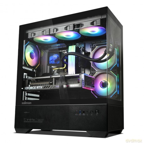Obudowa CHRONIX V2 Mid Tower ARGB fan x3 czarna