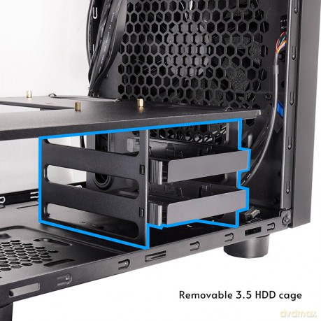 Obudowa CI-03B-OP mATX The Cube czarna