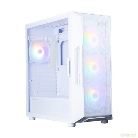 Obudowa I3 NEO V2 Mid Tower RGB fan x4 biała