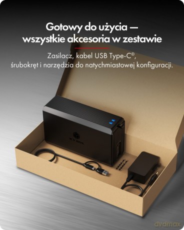 Obudowa IB-RD3720-CU3 RAID 2x2,5/3,5 SATA HDD