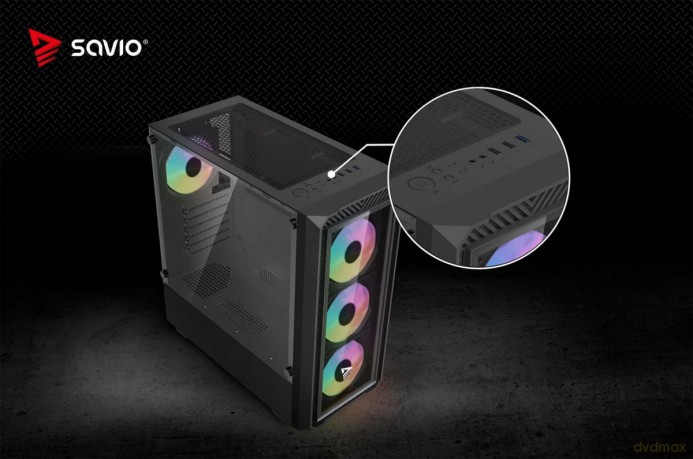 Obudowa komputerowa NOCTIS GLASS RGB X1