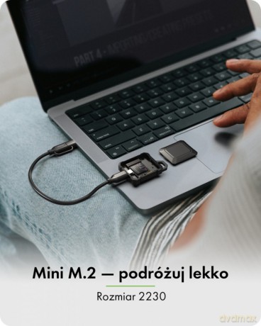 Obudowa mini IB-1601MP-CU31 Mini M.2 NVMe obudowa dla M.2 2230