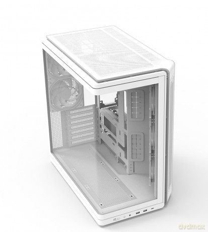 Obudowa P60 Mid-Tower 5x ARGB fans biała
