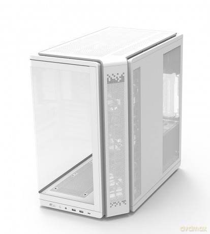 Obudowa P60 Mid-Tower 5x ARGB fans biała