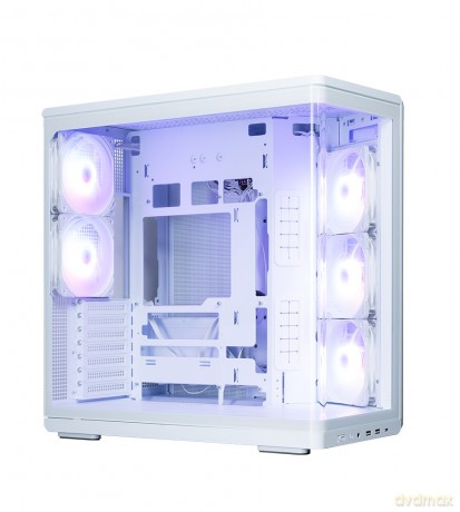 Obudowa P60 Mid-Tower 5x ARGB fans biała