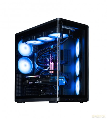 Obudowa P60 Mid-Tower 5x ARGB fans czarna