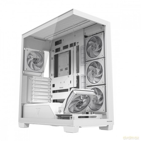Obudowa PC VOLCANO STELLAR PLUS ARGB MIDI 5F Biała