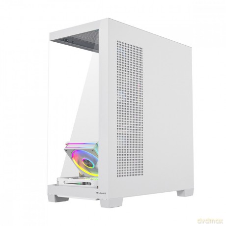 Obudowa PC VOLCANO STELLAR PLUS ARGB MIDI 5F Biała